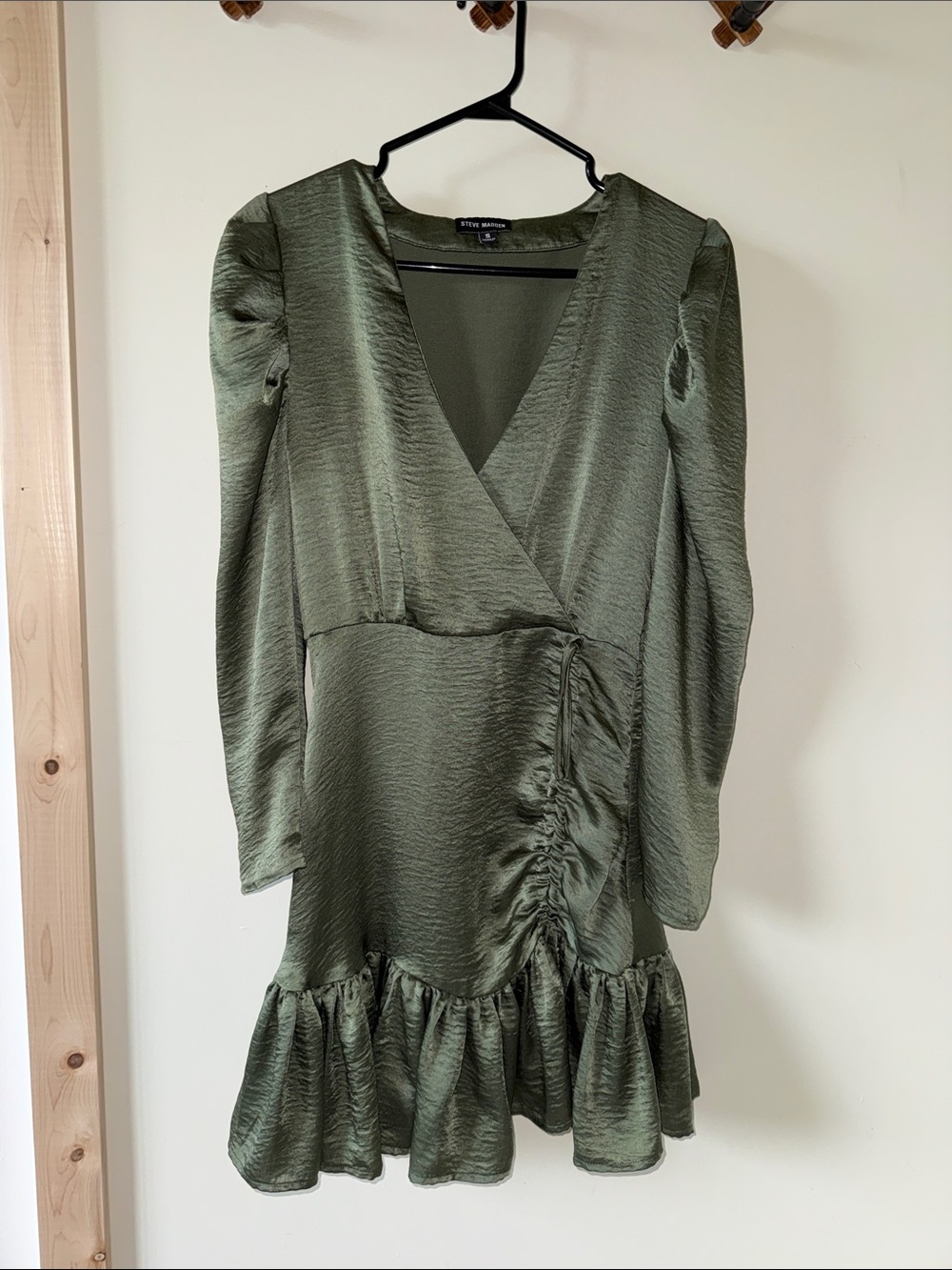 Steve Madden Nyla Satin Mini Dress, Size Small